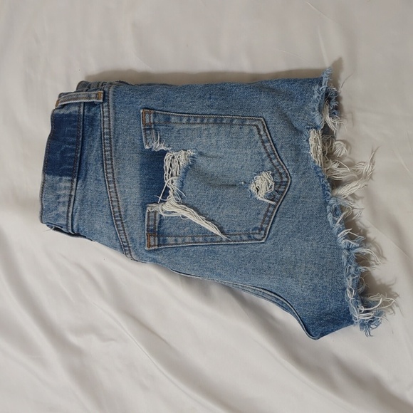 Abercrombie & Fitch Blue Jean Shorts - Picture 4 of 13